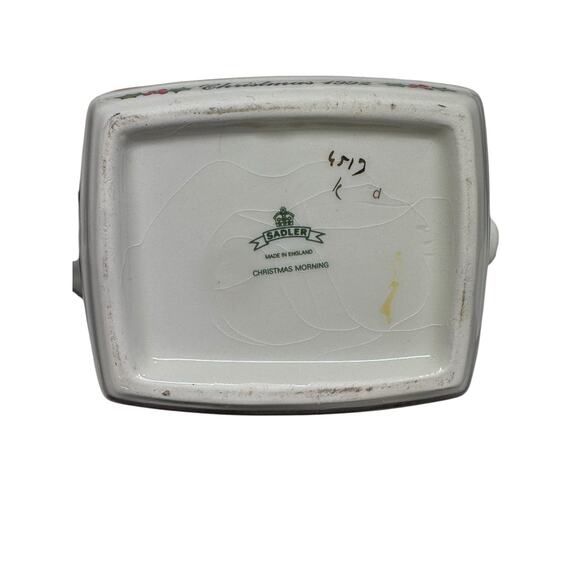 Vintage Sadler Collectible Christmas Teapot-Savoy "Christmas Mornings" 1992 - Picture 13 of 13